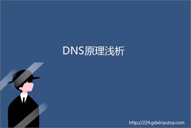 DNS原理浅析